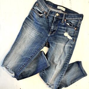 Madewell High Riser Skinny Crop Size 26